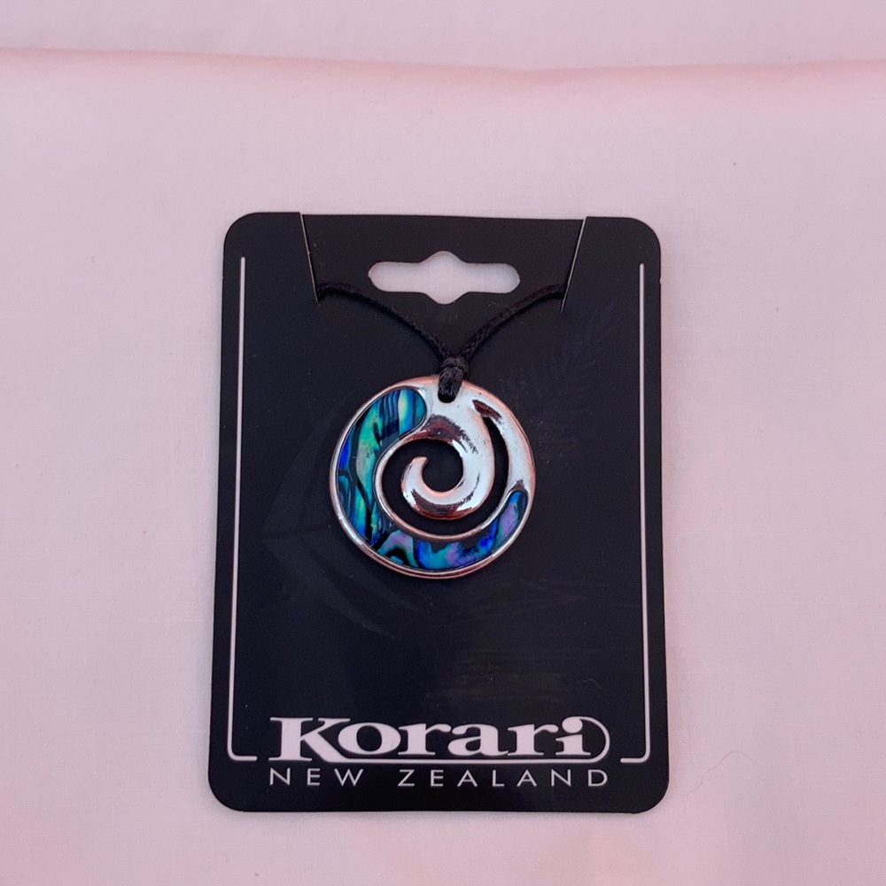 Fish Hook Pendant Koru New Zealand